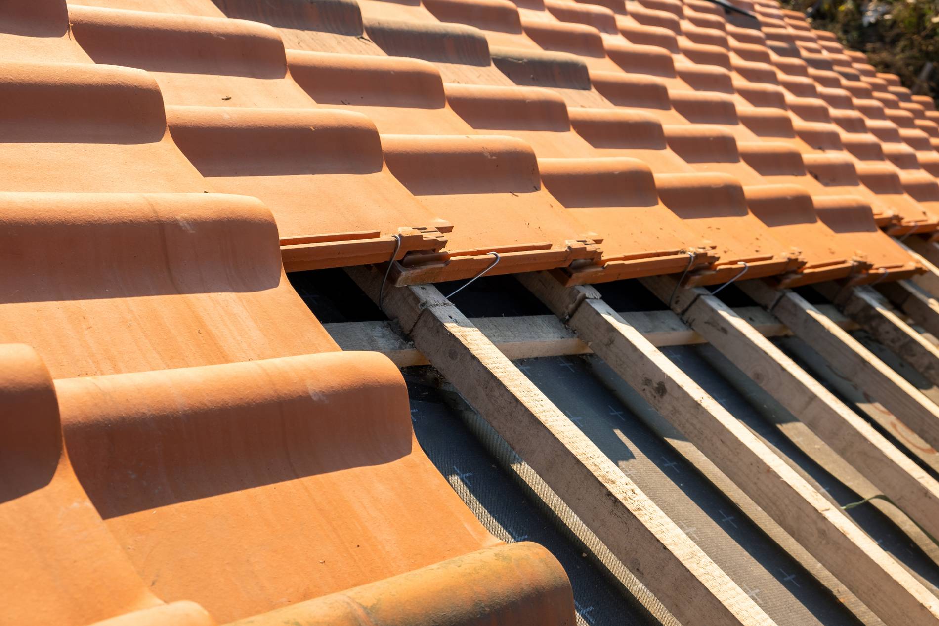 Rénovation d’une toiture en tuiles